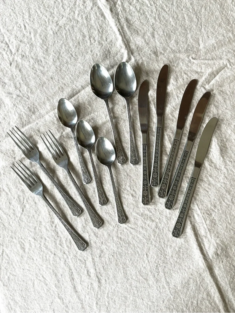 Mid Century Japanese Stainless Flatware